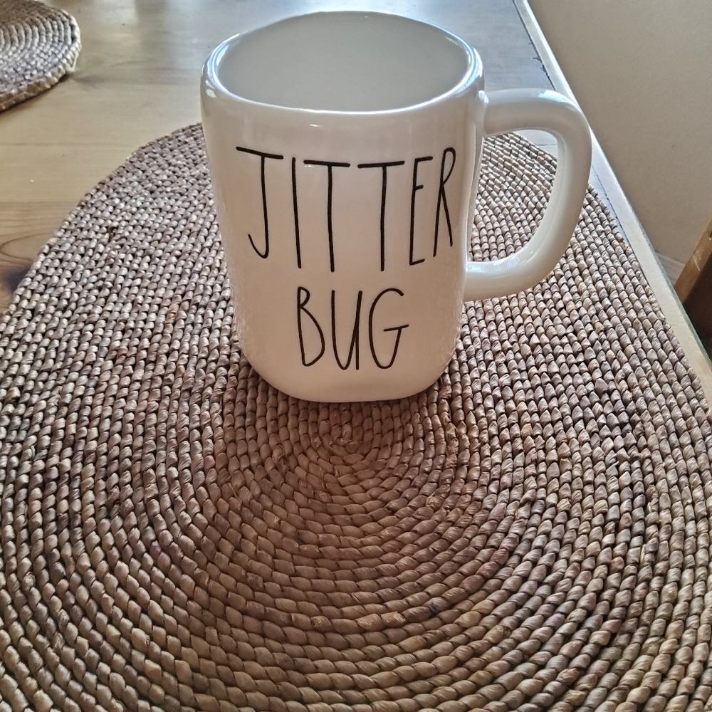 Authentic EUC Rae Dunn "JITTER BUG" Mug